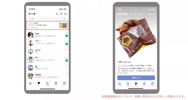 ターゲット絞り込み型の成功事例:ベースフード「BASE BREAD」× LINE広告