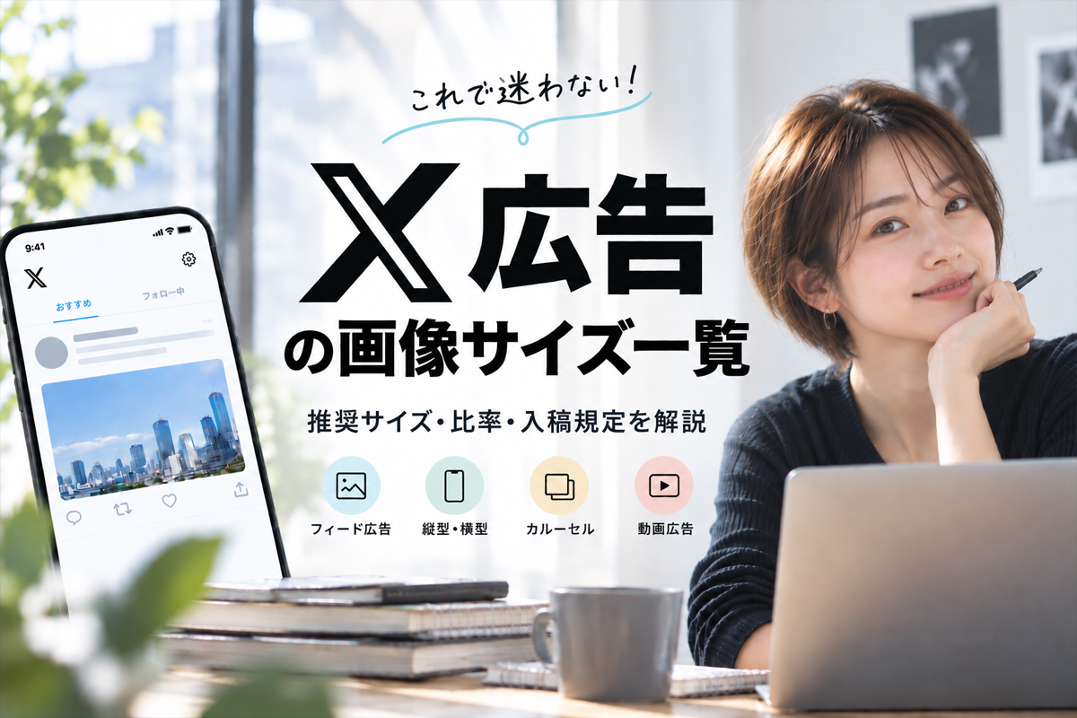 X広告の画像サイズ一覧｜推奨サイズ・比率・入稿規定を解説