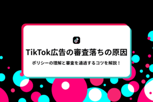 TikTok広告の審査落ちの原因は？ポリシー理解と通過のコツのアイキャッチ画像